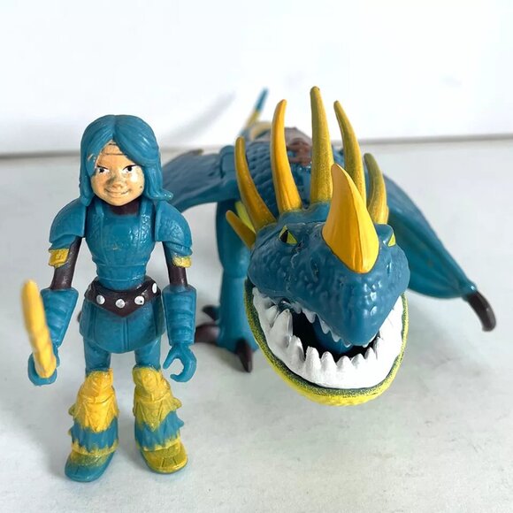 How to Train Your Dragon Figures Set Hiccup Astrid Light Fury Toothless Stormfly - Picture 8 of 16